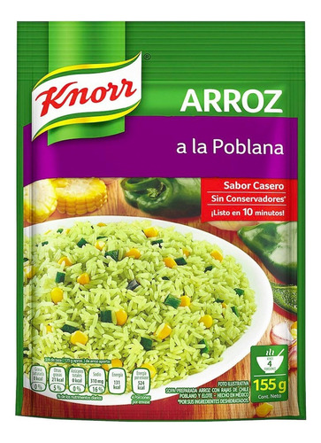 Arroz Knorr A La Poblana 155g