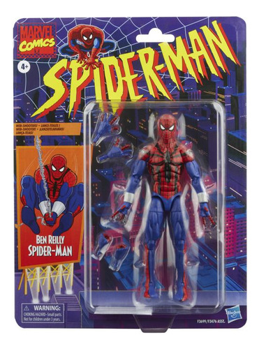 Spider-man Marvel Legends Colección Retro Ben Reilly 