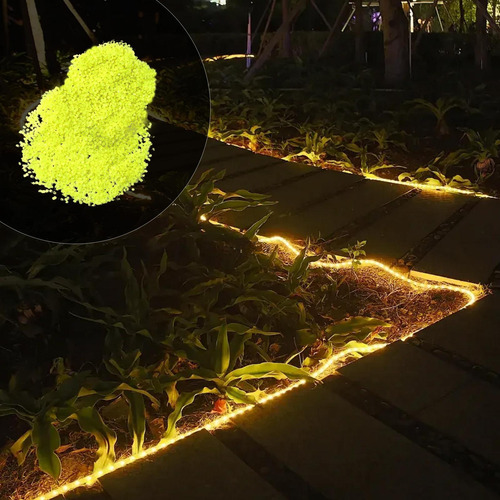 2000 Uds Piedras Luminosas Grava Fluorescente Piedras