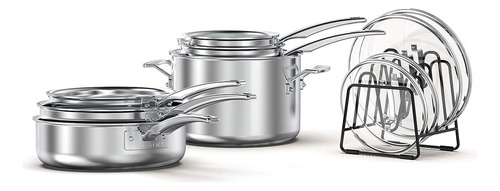 Conjunto De Panelas Inox Cuisinart Smartnest 11 Pc-n91-11