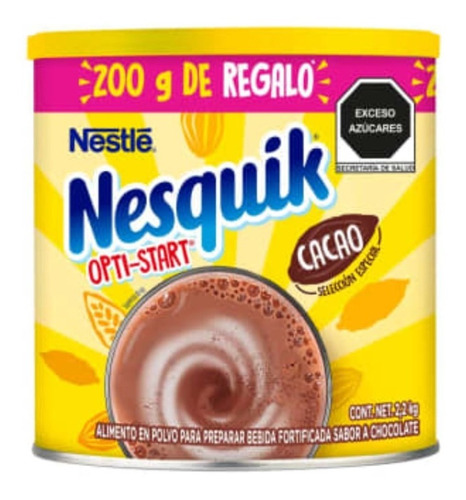 Chocolate En Polvo Nesquik Nestlé Opti-start De 2.2 Kg