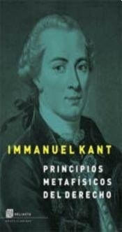 Principios Metafisicos Del Derecho - Kant Immanuel (papel)