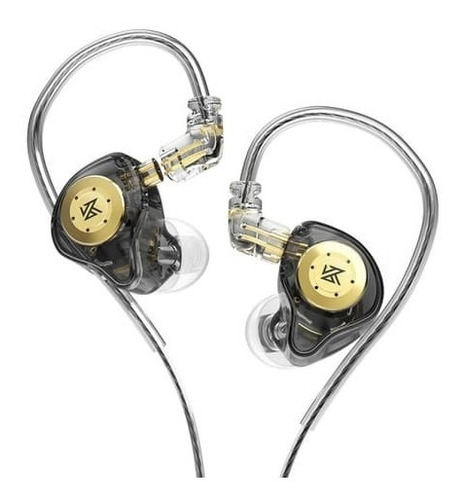 Imagen 1 de 2 de Auriculares In Ear Kz Edx Pro Cable Ofc Sin Microfono $