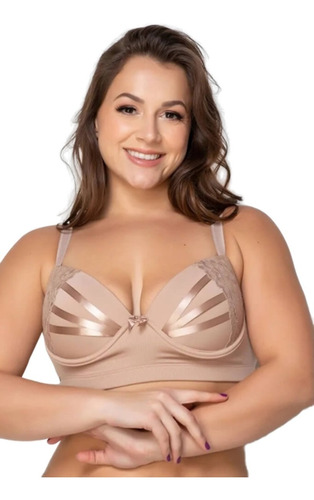 Kit/5 Soutien Sutiã Plus Size Reforçado Lingerie Luxoatacado