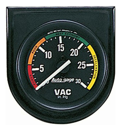 Auto Meter 2337 Panel De Medidor De Vacío Autogage, 2.3