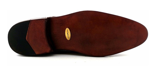 Zapato Cuero Hombre Briganti Acordonado Suela - Hcac00817 Dk