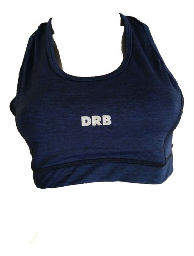 Top Corpiño Deportivo Mujer Drb Ocean Transparencia Fitness