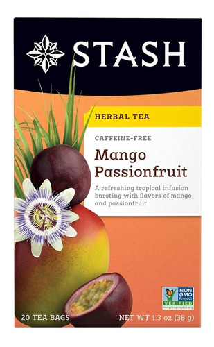 Stash Té De Hierbas Sabor Mango Y Maracuyá 20 Sobres Sfn