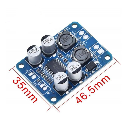 Integrado Amplificador Digital Tpa31181 Mono 1x60w 12v 24v