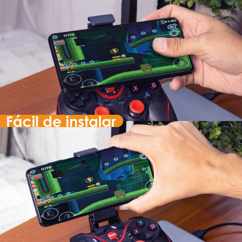 Archy Control Gamepad Mando Bluetooth Android Pc Con Soporte