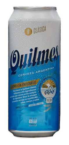 Cerveza Quilmes Rubia 473ml pack X24 Unidades
