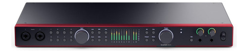 Interfaz De Audio Focusrite Scarlett 18i20 4ta Generación Color Rojo/negro