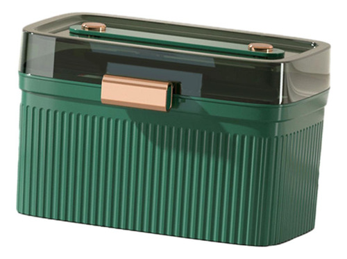 Caja Organizadora De , Contenedor Portátil Verde Oscuro