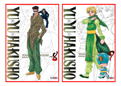 Combo Yu Yu Hakusho Ed. Kanzenban 8 Y 9 - Manga - Ivrea