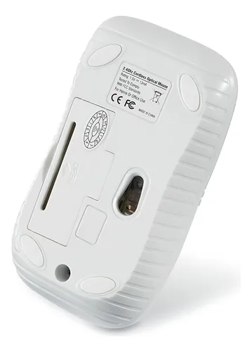 Mouse Óptico Verbatim Rf Inalámbrico Usb 1200dpi 99768 /vc Color Blanco