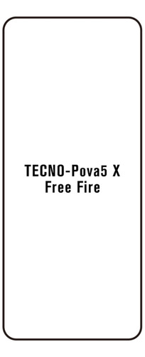 Kit 2 Micas Hidrogel Compatible Con Tecno Pova 5 X Free Fire