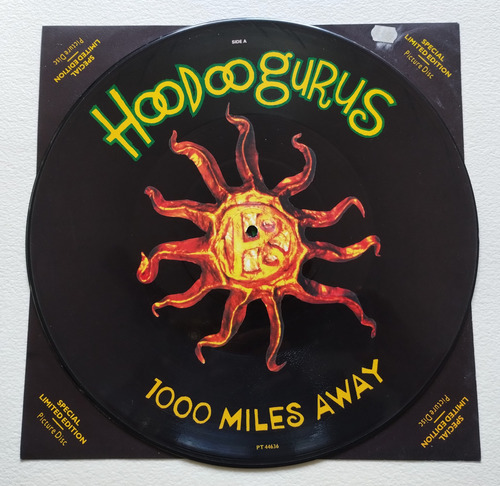 Hoodoo Gurus 1000 Miles Away Picture Lp 12'' 45 Uk 1991 Ex (Usado)
