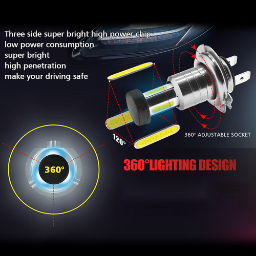 1 Par De Bombillas Led Compatible Con Faros Delanteros