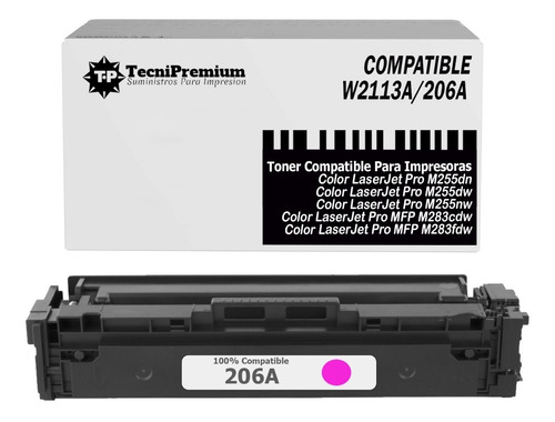 Toner 206a Genérico Para Laser Pro M255dn M255dw M255nw 