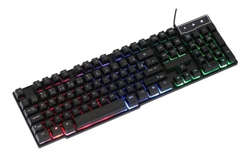 Teclado Gamer Semi Mecânico Led Iluminado Abnt2 Usb Pc T9
