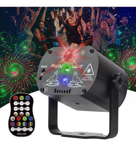 ~? Dj Disco Stage Lights, Control Remoto Mini Led Party Lamp