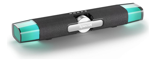 Caixa De Som Gamer Redragon Dora Gs512 Rgb Bluetooth Stereo Preto