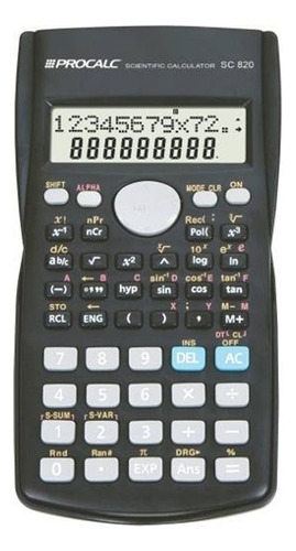 Calculadora Científica Procalc Sc82p 240 Funções