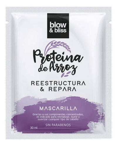 Blow & Bliss Tratamiento Blow & Bliss Proteína De Arroz 30ml