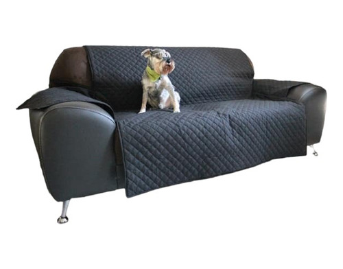 Cubre Sofa Microfibra Color Negro P/perro Pet Pals