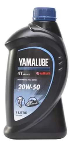 Óleo Náutico Yamalube 20w50 4t 1 Litro Yamaha Mercury Seadoo