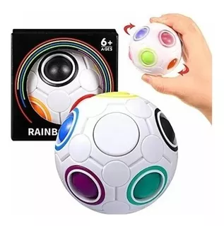 Rainbow Ball Fidget Anti Estres Puzzle Rey Sancho Urquiza