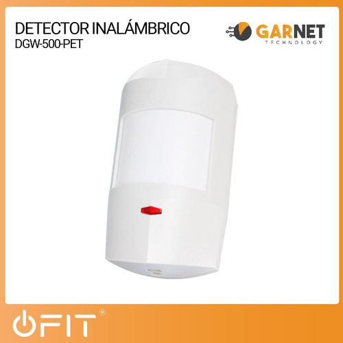 Imagen 2 de 10 de Detector Inalambrico Alonso Dgw-500-pet Inmunidad 18kg
