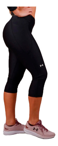 Calza Capri Under Armour Running Mujer Armour Hi Negro Cli