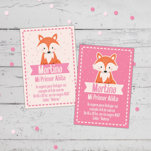 Kit Imprimible Zorrito Personalizado