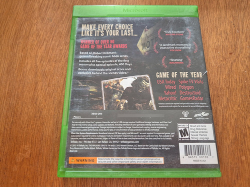 The Walking Dead: The Complete First Season Xbox One (Reacondicionado)