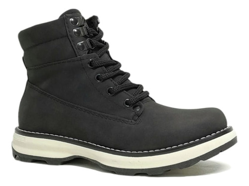 Botas Mujer Borcegos Alpinos Moda Plataforma Urbanos Black