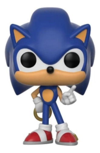 Brinquedo De Vinil Funko Pop Boneco Sonic Colecionável