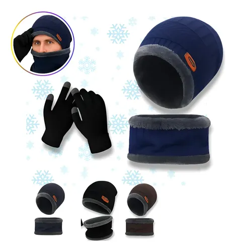 Touca Inverno Frio + Protetor De Pescoço Masculino Feminino