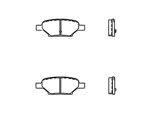 Juego  Balatas Malibu Sedan 07 Traseras