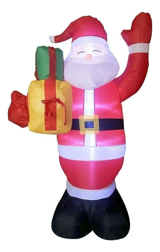 2024 Navidad Papá Noel Hinchable Gigante Led 150cm