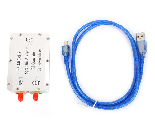 Analizador De Espectro 35-4400 Mhz, Aleación De Aluminio, Ba