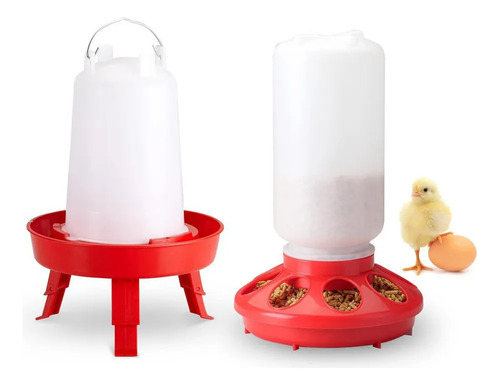Comedero Para Pollos, Bebedero Para Patos, Contenedor De