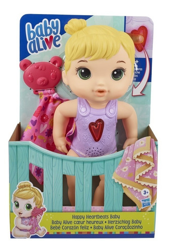 Baby Alive Coraçãozinho Loira Hasbro