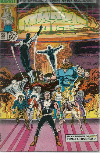 Marvel Age N° 59 - Em Inglês - Editora Marvel - Formato 16 X 25 - Capa Mole - Bonellihq Cx242 Nov23