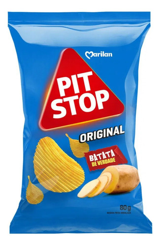 Salgadinho Batata Frita Ondula Pit Stop Original Marilan 80g