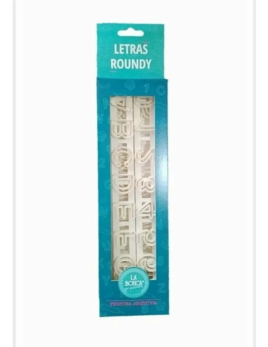 Imagen 2 de 8 de Cortantes Letras Numeros Roundy La Botica Fondant Belgrano