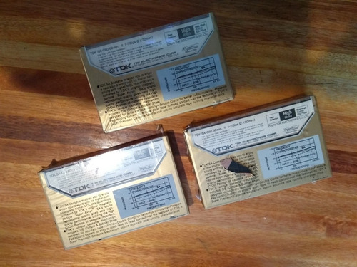 Imagen 2 de 2 de Tdk Sa-c60 Cromo, Vintage 1979, Lote X 3u. Leer