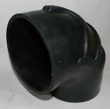 Codo De Hule 90° 7 X 5 1/2 Para Flujo De Aire
