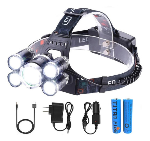 Potente Led Faros Led Usb1 Con Zoom De 5 Leds