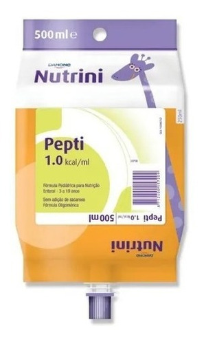 Nutrição Enteral Infantil Nutrini Pepti 500ml Sabor Sem sabor